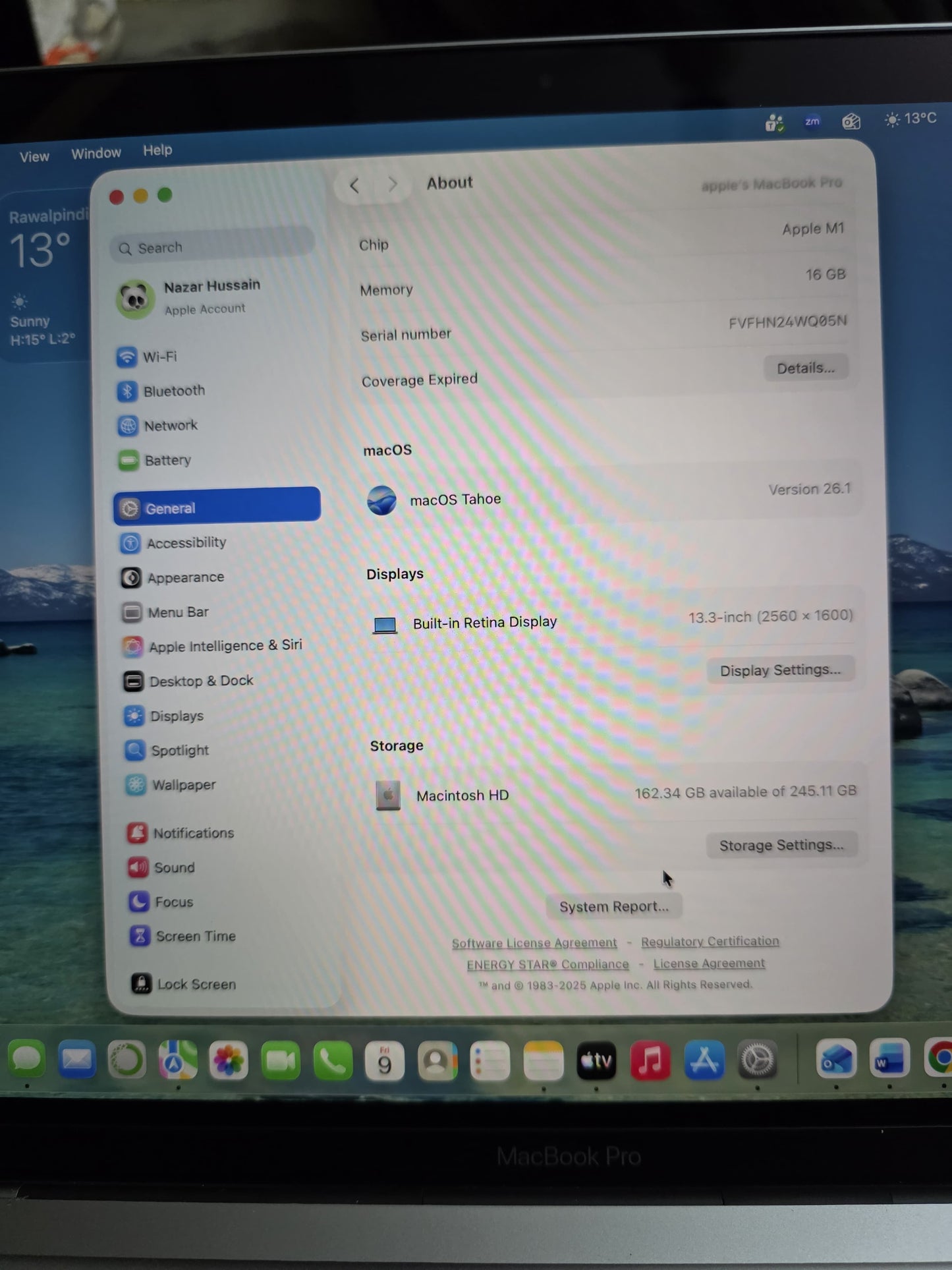 Apple MacBook Air M1 β Premium Condition MacBook M1 pro